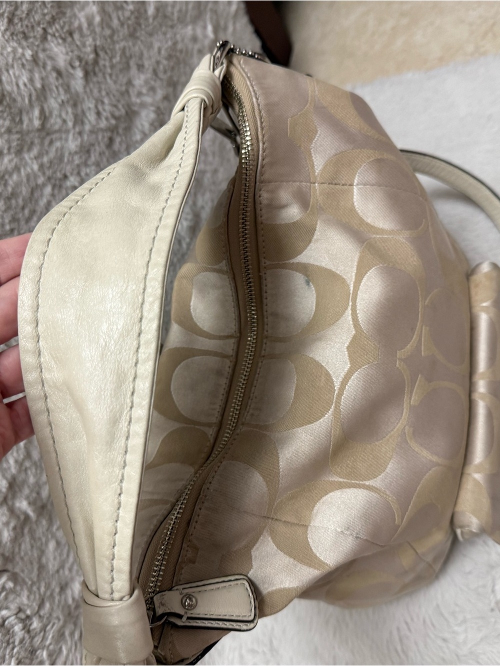 Y2K Coach Kristin Signature Sateen Hobo bag - Gem
